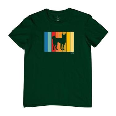 Imagem de Camiseta Masculina Shiba Barras - Reserva INK, G, Verde