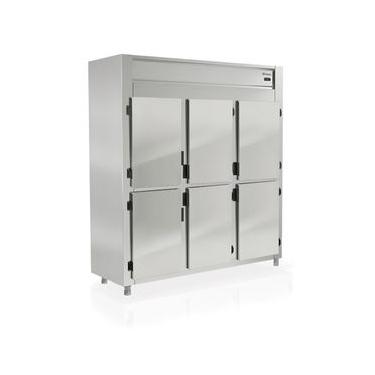 Imagem de Refrigerador 6 Portas GREP6P Inox GELOPAR 110v