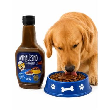 Imagem de Molho Sabor Costela Defumada Ração Cachorro Adulto Pet 250g - Animalis