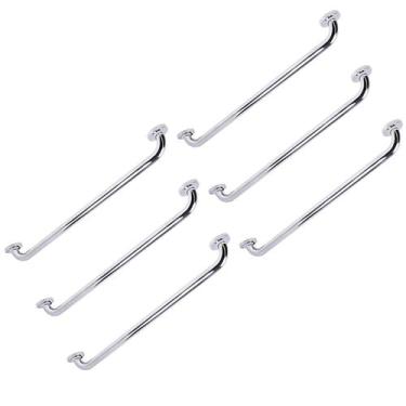 Imagem de Barra de Apoio Alca 80cm kit 6 Uni Acessibilidade Cadeirante Idoso Def