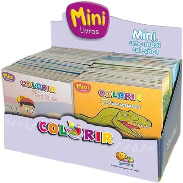 Imagem de Livro Infantil Colorir Minicolorir 10TITULOS DP.C/100 - Todolivro