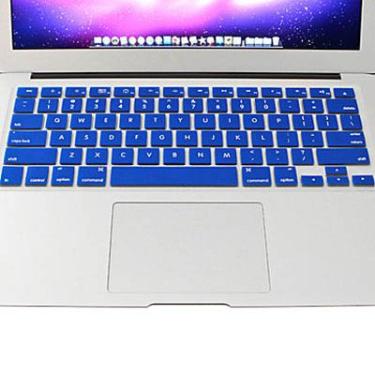 Imagem de Capa para celular ENKAY Capa protetora de teclado de silicone macio colorido para MacBook Pro 13,3 polegadas / 15,4 polegadas / 17,3 polegadas (versão americana) / A1278 / A1286 mangas (cor: azul)