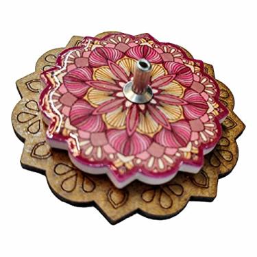 Imagem de INCENSÁRIO EM MDF COLORIDO 7 CM - MARSALA