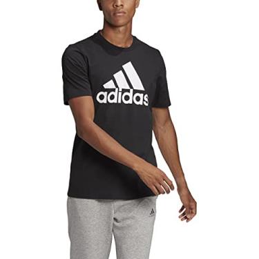 Imagem de adidas Camiseta masculina Essentials com logotipo grande