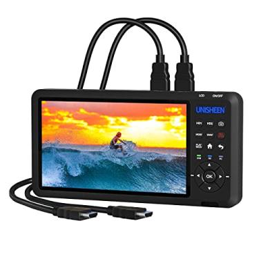 Imagem de UNISHEEN UR500 Caixa de captura de vídeo HD, gravador de vídeo HDMI Picture-in-Picture de 2 canais com tela 17.8 cm MP4 suporta cartão SD U Disk Storage 1080p 60 FPS suporta controle remoto do YouTube