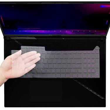 Imagem de i-Tensodo Capa de teclado ultrafina para laptop Asus ROG Strix Scar 18 G834 G834JY, ROG Strix G18 G814 G814JI G814JZ Series Laptop, US Layout Ultra Thin TPU Protector Skin