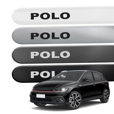 Imagem de Friso Lateral Porta para Polo 2018 a 2025 Redondo