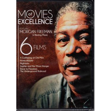 Imagem de 6 Movies of Excellence Featuring Morgan Freeman in Resting Place; Honey Dripper; Race To Freedom, Underground Railroad; Sophie & the Moonhanger; Gathering of Old Men; Nightjohn [DVD]
