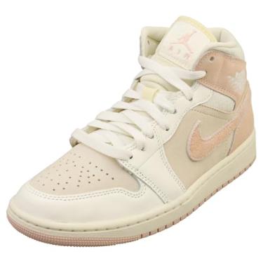 Imagem de Nike Tênis feminino Air Jordan 1 Mid, Coconut Milk/Legend Pink-Sail, 39