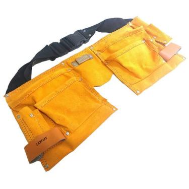 Imagem de Cinturão Cinto Couro P/ Ferramentas Eletricista Carpinteiro - LOTUS