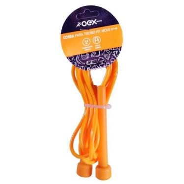 Imagem de Corda Para Treino Regulavel Fit Move OEX 2.8m CT10 Laranja - OEX MOVE