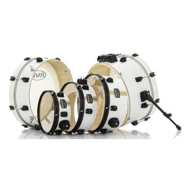 Imagem de Bateria RMV FiberTech Trip Branca Compacta com 4 Tambores guarde tudo 