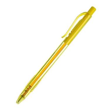 Imagem de Caneta Esferográfica Clic Sensations em Gel 1.0mm - Newpen, AMARELO