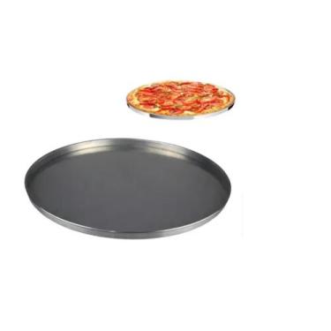 Imagem de Jogo Com 3 (três) Forma Assadeira Para Pizza Tabuleiro Bandeja Alumíni