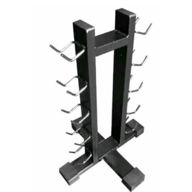 Imagem de Suporte Torre De Chão Para Academia Expositor Com Capacidade Pra 5 Par
