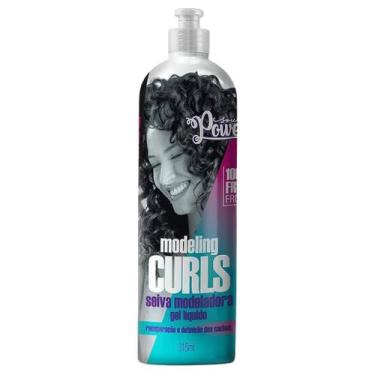 Imagem de Seiva Modeladora Soul Power Modeling Curls Gel Líquido Definição Capil
