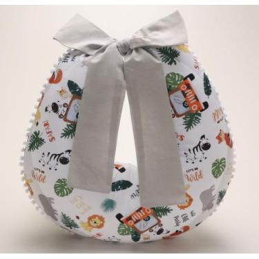 Imagem de Almofada Amamentação + Ninho Redutor Safari+ Redutor Bebê Conforto Pre