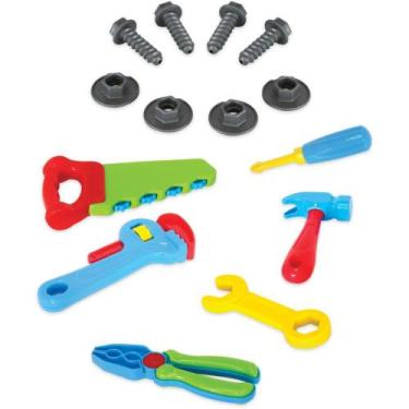 Imagem de Kit Brincando de Profissões com Super Ferramentas - 14 Peças - Maral