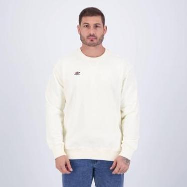 Imagem de Blusão Umbro Textured Sweat Off White-Masculino