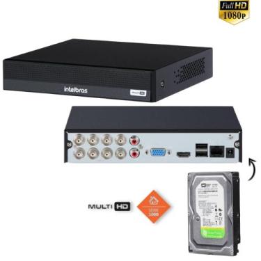 Imagem de Dvr Multi Hd Intelbras 8ch Mhdx 1008-C C/HD