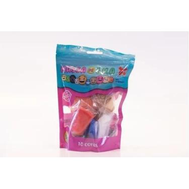 Imagem de Massa de EVA Pacote com 10 Cores 50 grs - Make +