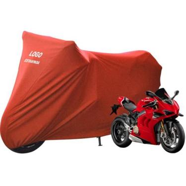 Imagem de Capa Para Proteger Moto Ducati Panigale V4 S - Mz, Vermelha