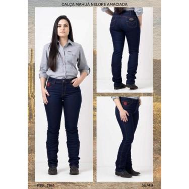 Imagem de Calça Jeans Nelore Country Feminina Mahua , 48, Amaciada
