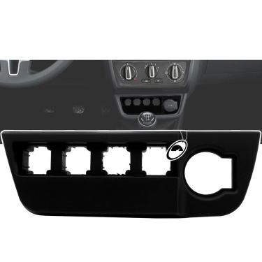 Imagem de Moldura Suporte Porta Botões 4 Posições Gol Voyage Saveiro