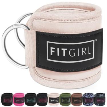 Imagem de FITGIRL Tira De Tornozelo Para Máquinas De Cabos E Faixas De Resistência, Fixação De Manguito Para Casa E Academia, Exercícios De Glúteos Propinas, Extensões De Perna, Abdutores De Quadril, Somente Pa