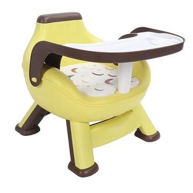 Imagem de Cadeira de Alimentação para Bebês, Almofada que Faz Barulho, Suporte Estável, Cadeira de Alimentação para Bebês, Bandeja de Camada Dupla para Uso Interno (Rosa)