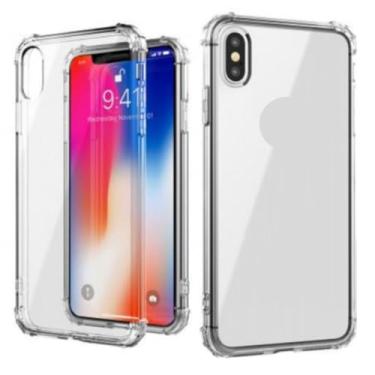 Imagem de Capa Capinha Acrílico Para iPhone Xr + Película De Vidro 3D