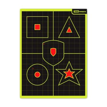 Imagem de PSI Targets Splatter Shot - 12 X 18 Polegadas - Alto Impacto Visível, Alvo De Prática De Tiro, Precisão Para Armas De Chumbo, Rifles Ou Pistolas. Tiro Reativo Após Impacto Interno E Externo (Pacote