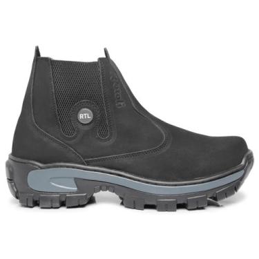 Imagem de Bota Coturno Adventure Palmilha De Gel Anti Impacto  EM COURO LEGITIMO