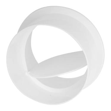 Imagem de Damper de Rascunho de Plástico ABS para Ventilador de 4 Polegadas, Amortecedor Anti -traseiro Adequado para Cozinha, Vaso Sanitário, Banheiro, Com Design Fechado de Gravidade,