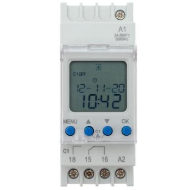 Imagem de Relogio Acionador Campainha Sirene Sinaleiro Escola Quadra - Comercial