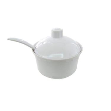 Imagem de Pote Porta Açúcar em Melamina Organizador Com Colher 290ml