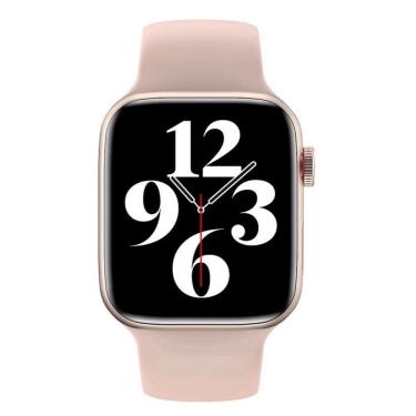 Imagem de Relogio Smartwatch Inteligente Iwo T500 + Plus Chamadas Android iOS Bluetootch Varias Funções Unissex