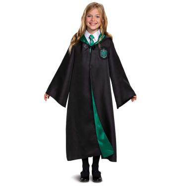 Imagem de Disfarce de acessório de fantasia Harry Potter Slytherin Robe Kids
