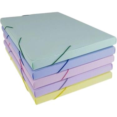 Imagem de Pasta Aba Elástico Oficce Ofício 33,5x23,5cm 2cm Dello Tons Pastel