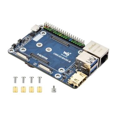 Imagem de Waveshare Mini placa base (B), compatível com Raspberry Pi Compute Module 5, EEPROM integrado e chip de criptografia