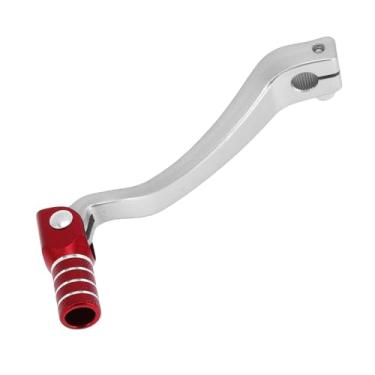 Imagem de INFINAUTO Alavanca de câmbio dobrável de motocicleta para Kayo T6 Pedal Shift Braço prateado vermelho