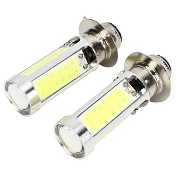 Imagem de 2x 6000K Branco Bike LED Motor Bike/ATV FOG FOG BULBA LUZ PX15D P15D25-1, Alimentado por 5 COB SMD LED, Alto Desempenho Com Iluminação e Estabilidade Superior, Economia de