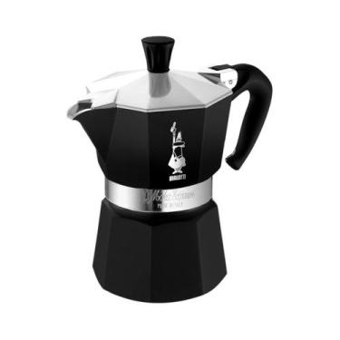 Imagem de Cafeteira Moka Express Para 6 Xícaras Preta Bialetti