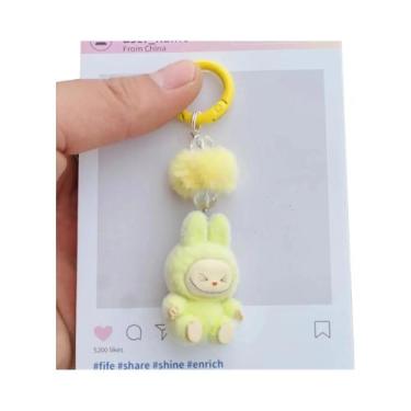 Imagem de Chaveiro De Pelúcia Labubu Fofo De Desenho Animado, Mini Bolsa Para Ce