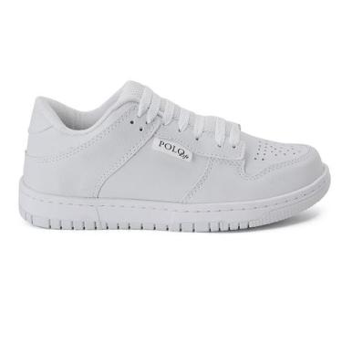 Imagem de Tênis Adulto Polo Life Branco/Branco, 38 