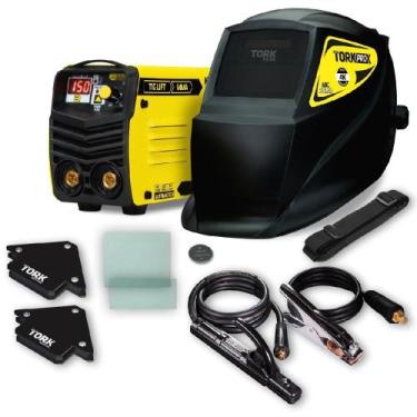 Imagem de Maquina De Solda Inversora 150A Mma + Kit Scim-6150 Bv Bivol - Super T