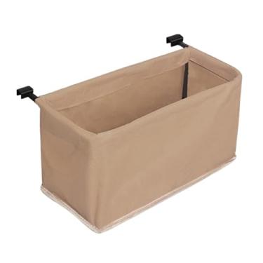 Imagem de IEUDNS Bolsa de armazenamento para carrinho de vagão, acessórios para carrinho de fácil fixação para esportes de praia, acampamento e, Cáqui