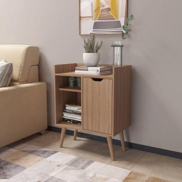 Imagem de Aparador Bar/café Multifuncional Com 1 Porta Amêndoa