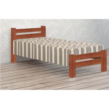 Imagem de Cama Solteirão (Solteiro Extra) Piazza de Madeira Maciça Tauari