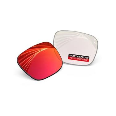 Imagem de iLikeo Lentes de reposição PRO+ policarbonato não polarizadas para óculos de sol Oakley Holbrook OO9102 - Eclipse Red Photochromic